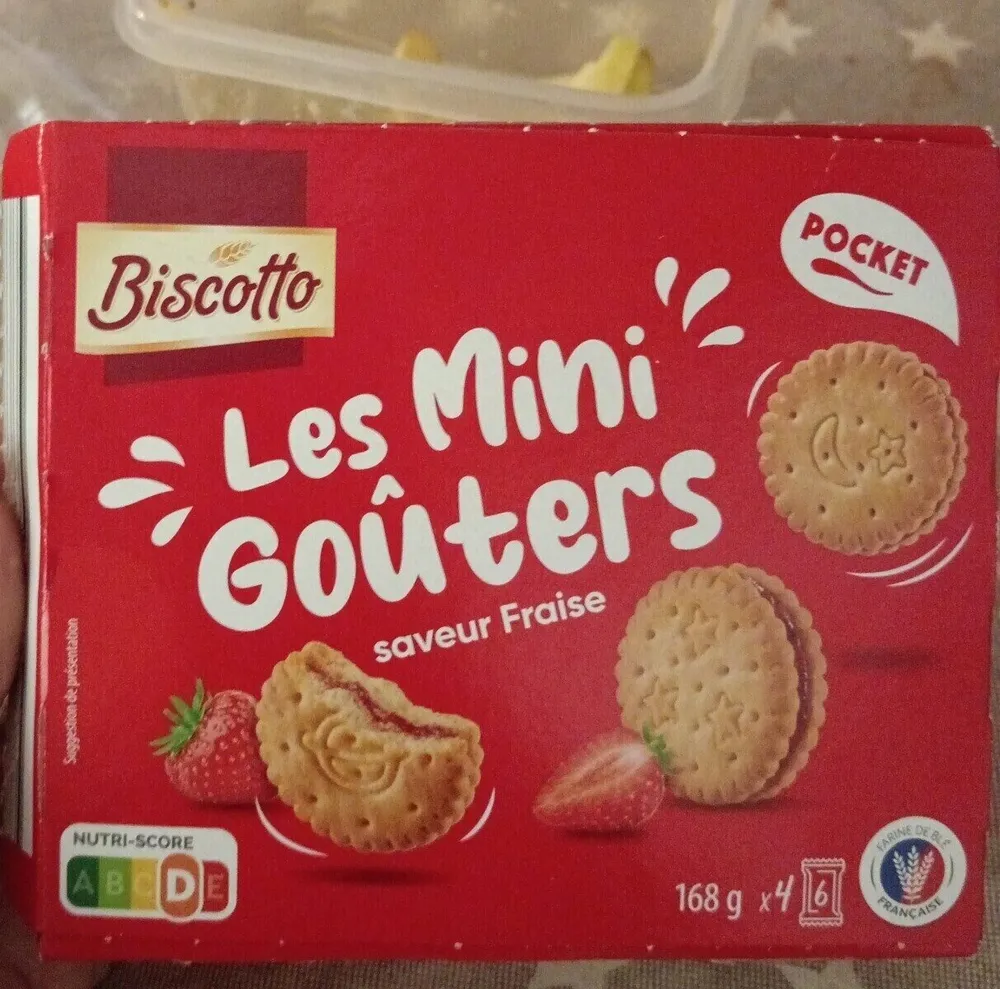 Les mini gouters saveur fraise