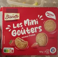 Les mini gouters saveur fraise