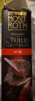DÉGUSTATION DE TUILES CHOCOLAT NOIR