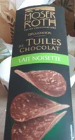 DÉGUSTATION DE TUILES CHOCOLAT LAIT NOISETTE
