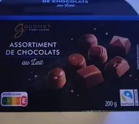 Assortiments de chocolat au lait