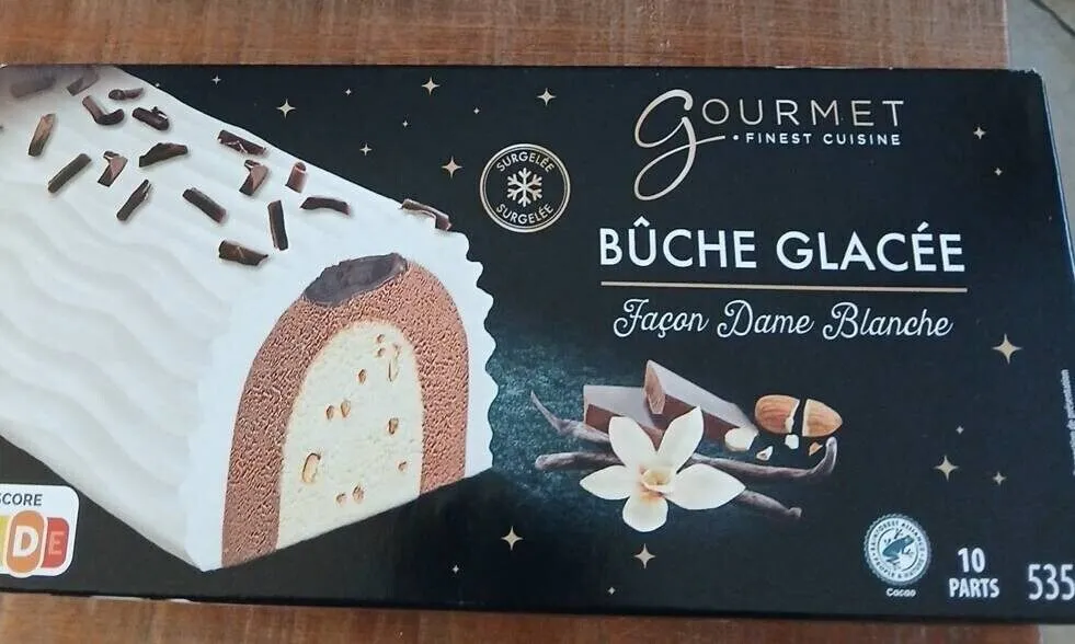 Bûche glacée façon Dame Blanche