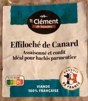 Effiloché de viande de canard confite à la graisse de canard, assaisonnée