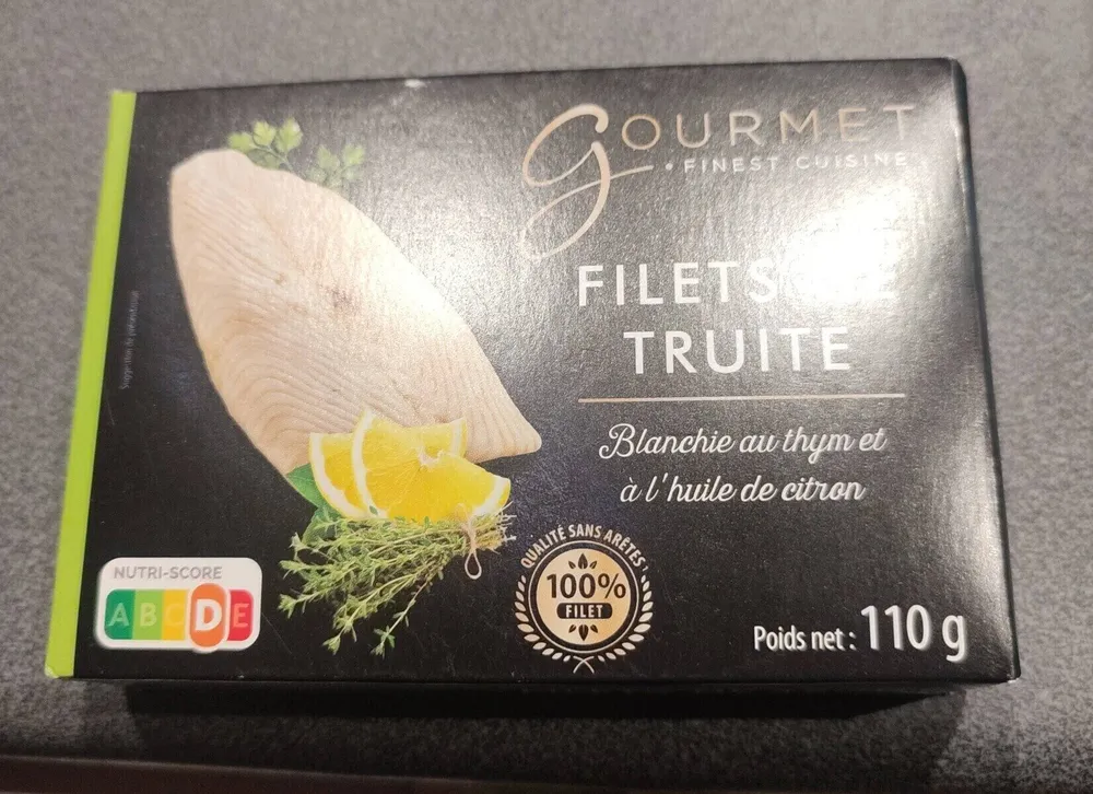 Filets de truite