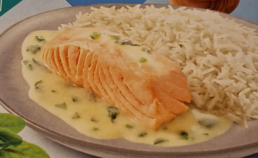 Saumon sauce à l’oseille