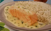 Saumon sauce à l’oseille