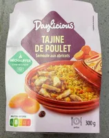Tajine de poulet semoule aux abricots