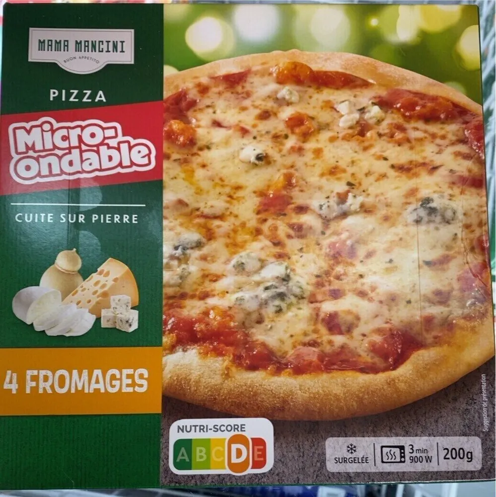 Pizza Micro-ondable 4 fromages