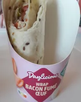 Wrap bacon fumé oeuf