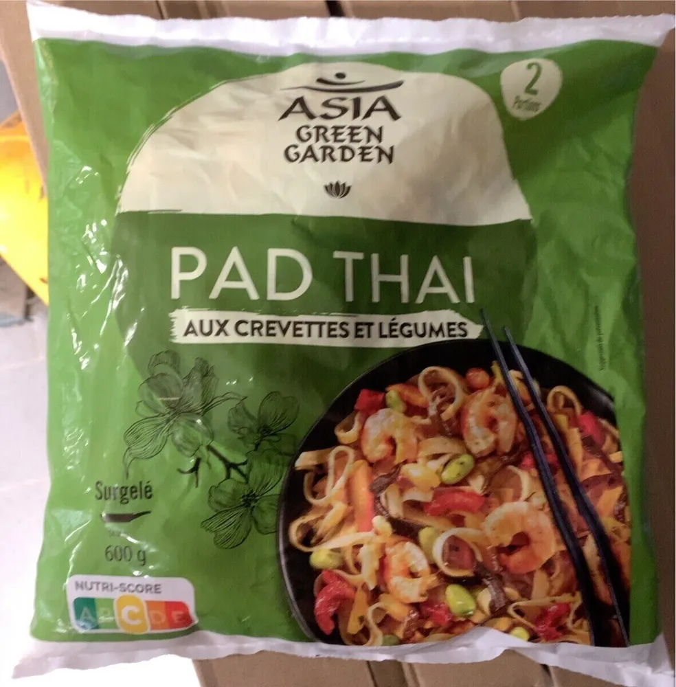 Pad Thai legumes crevettes
