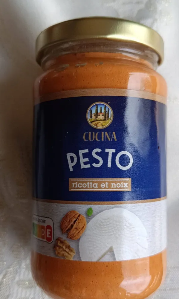 Pesto ricotta et noix