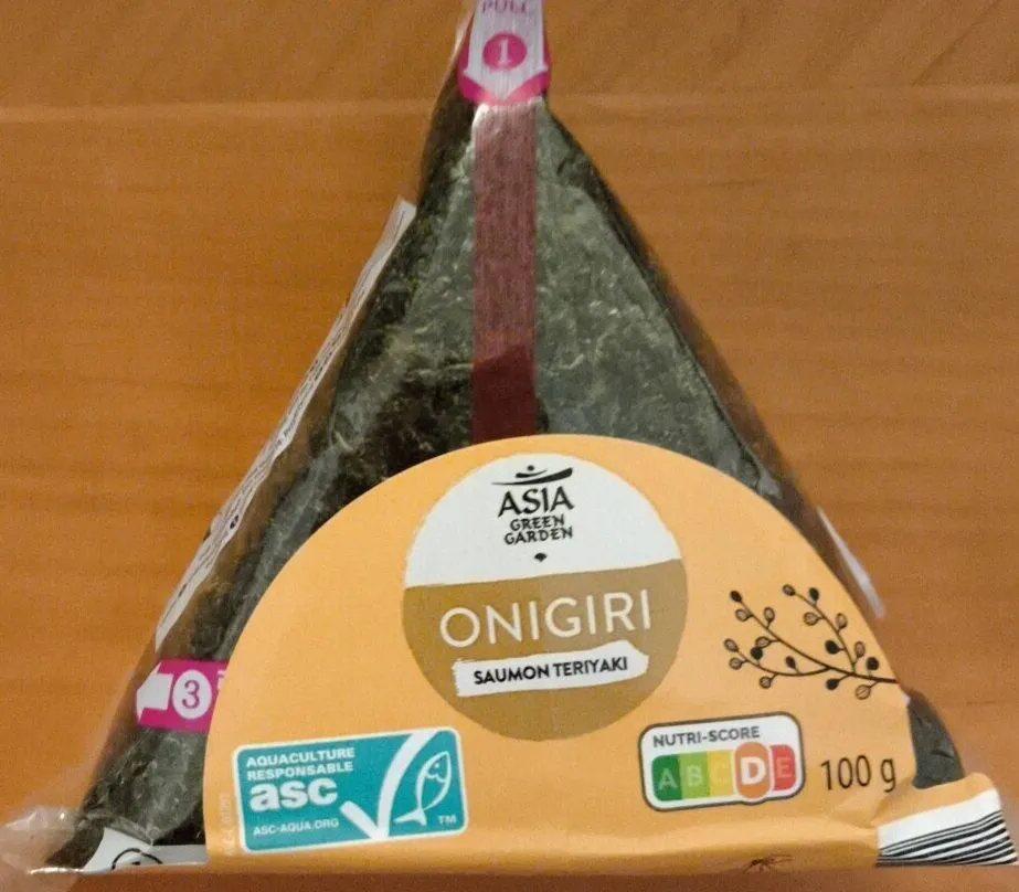 Onigiri saumon teriyaki