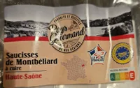 Saucisse de Montbéliard à cuire