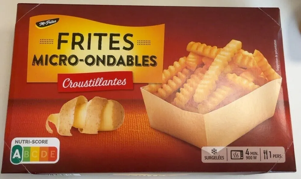 Frites micro-ondables