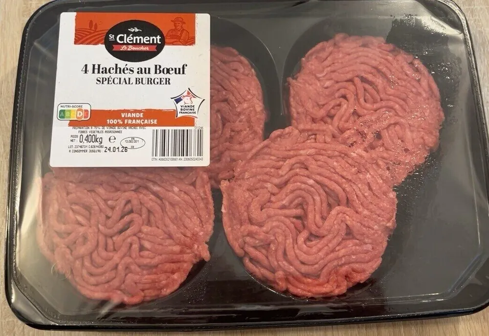 4 Haches au Boeuf Façon bouchère Special Burger