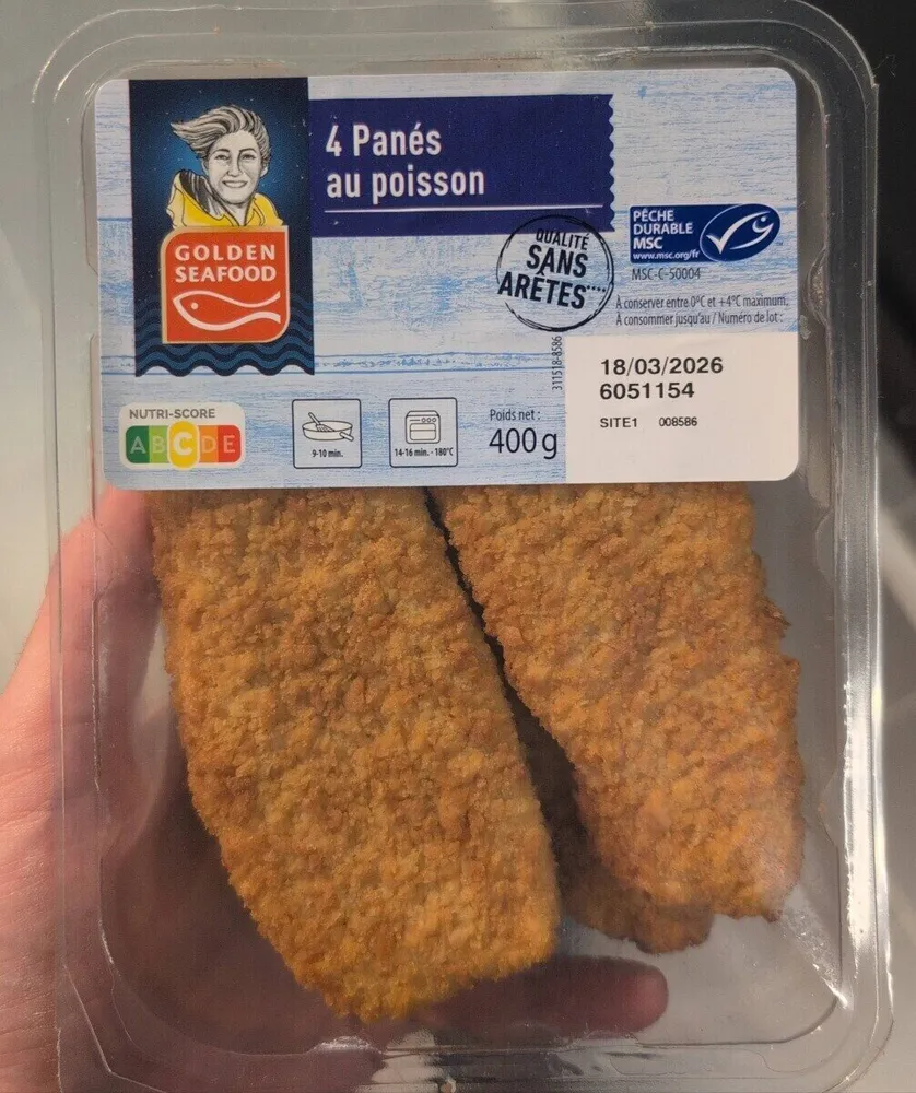 4 Panés au poisson