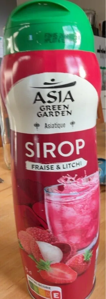 Sirop fraise litchi