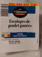 Escalopes de poulet pannées