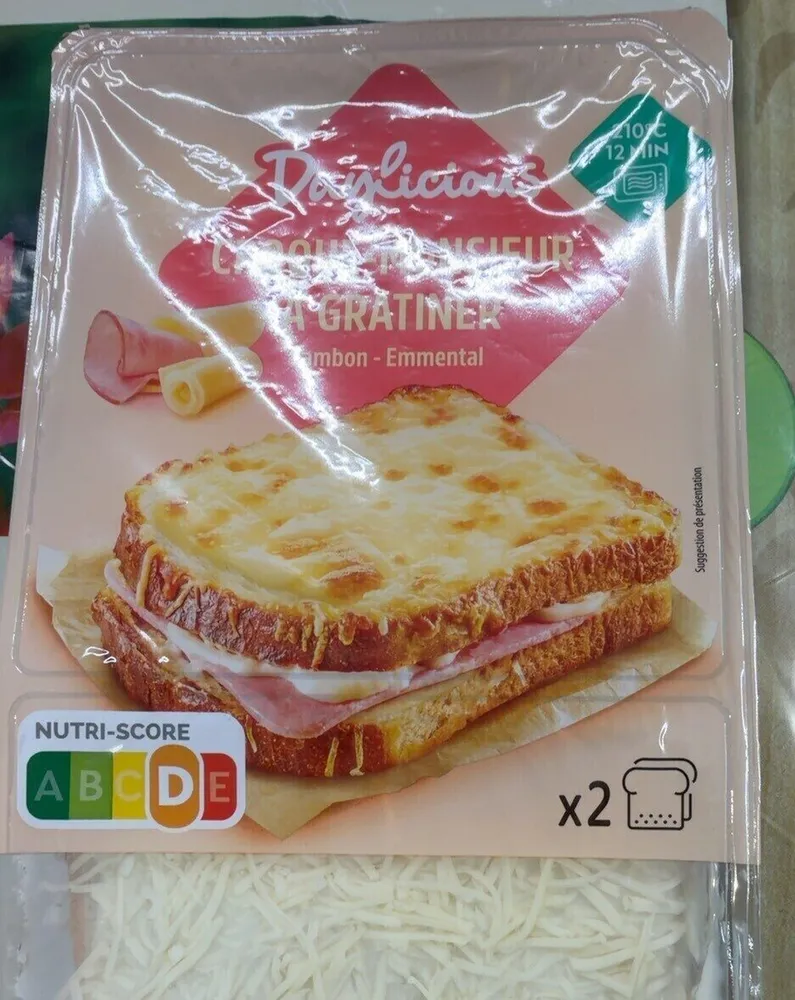 Croque-monsieur à grattiner