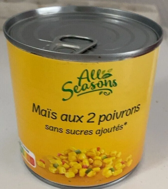 Maïs aux 2 poivrons