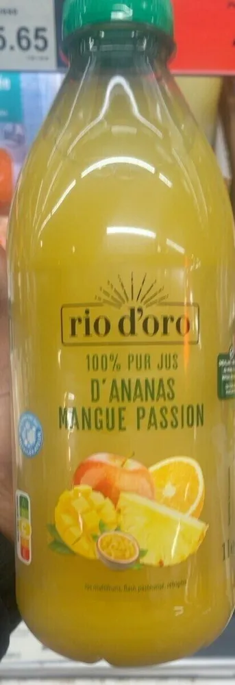 Jus d’ananas mangue passion