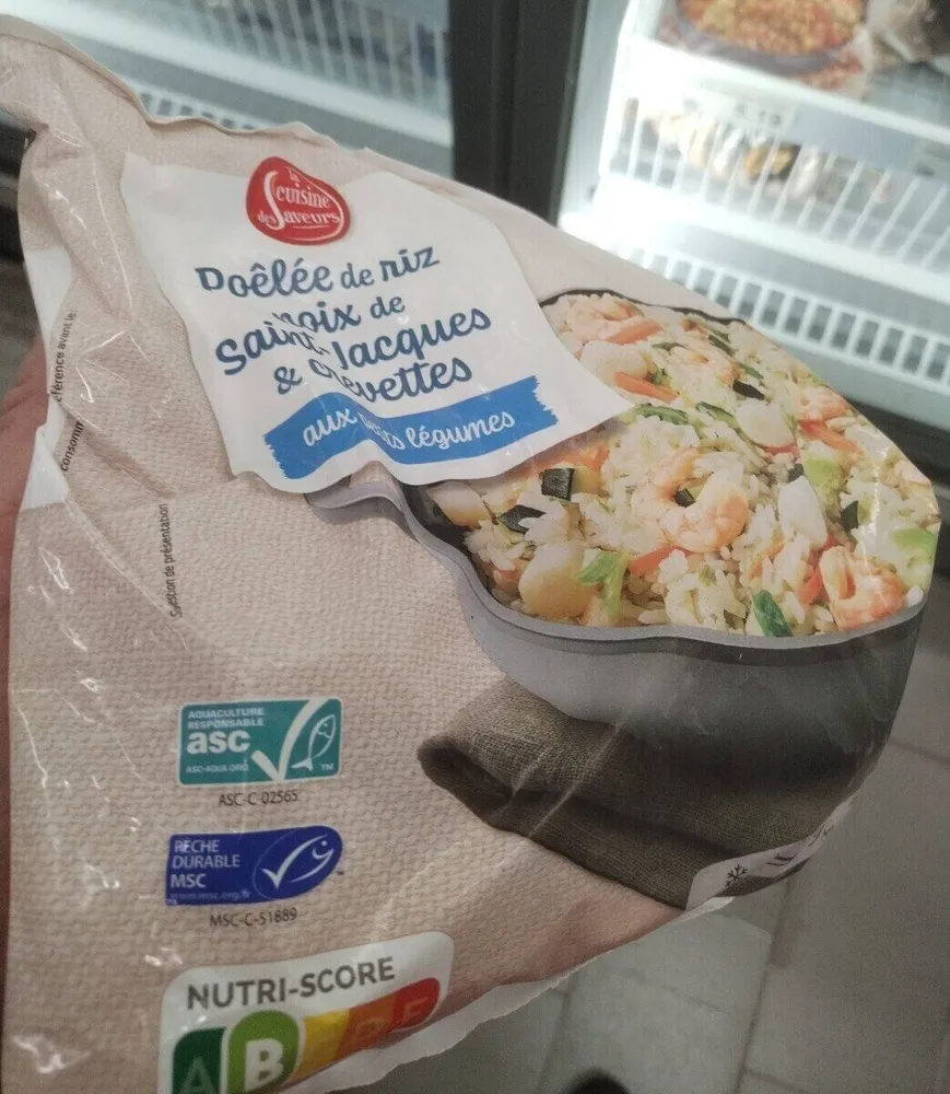 Poêlée de prix noix de Saint Jacques et crevettes
