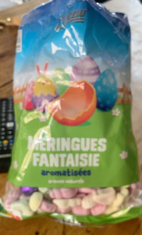 Meringues fantaisie aromatisées