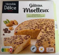 Gâteau moelleux amandes & chocolat