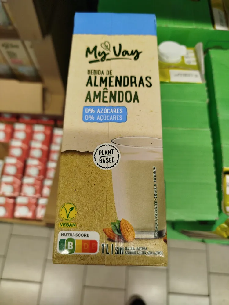 Bebida de almendra ecologica
