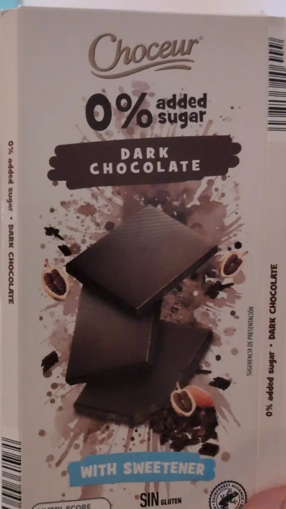 Dark Chocolate with sweetener