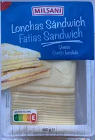 Lonchas sándwich Queso fundido