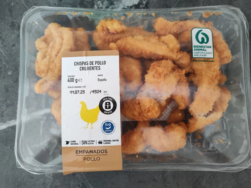 Chispas De Pollo Crujiente