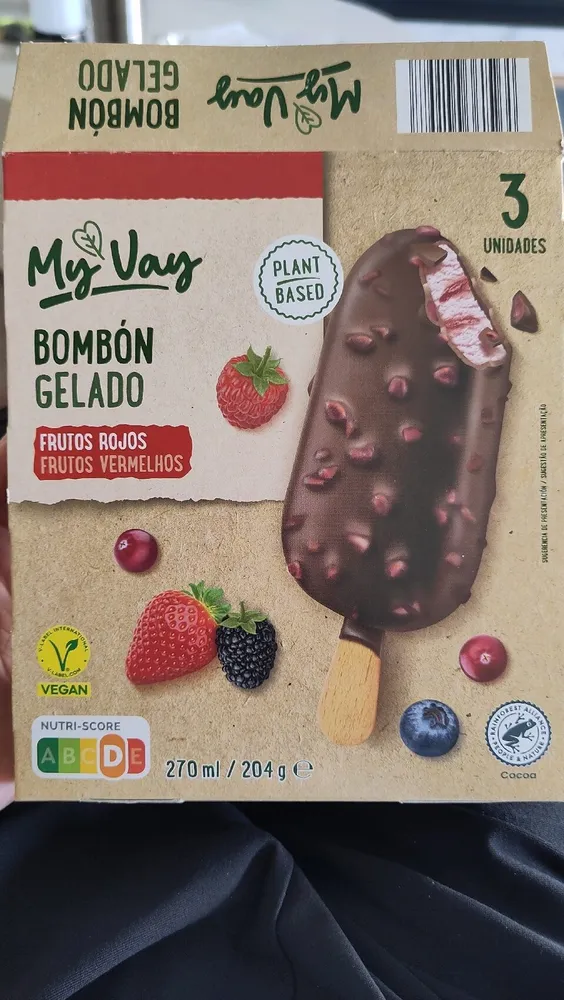 Bombón Gelado, Frutos Rojos/Vermelhos