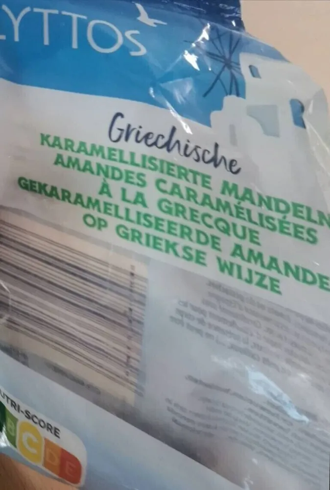 Gekaramelliseerde amandelen