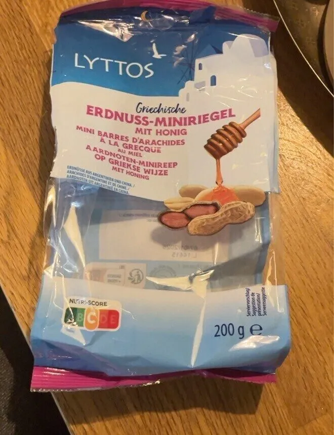 Griechische ERDNUSS-MINIRIEGEL MIT HONIG