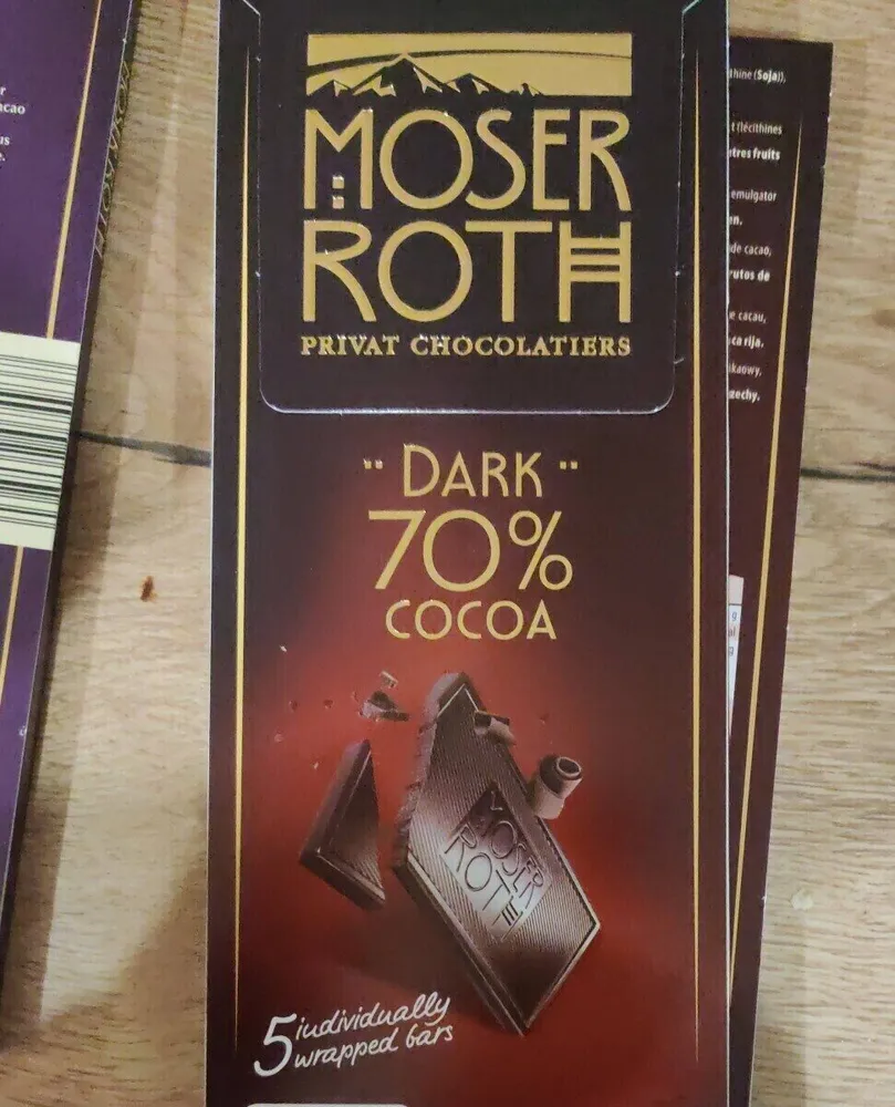 Chocolate Moser Roth 70%