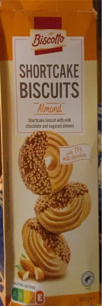 Shortcake biscuit almond