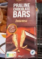 Praline chocolate bars intense