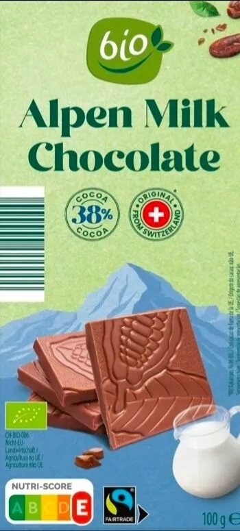 Schokolade Alpen Milk