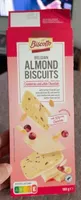 Belgian almond biscuits cranberries and white chocolate