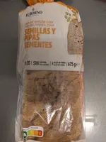 Pan de molde con semillas y pipas