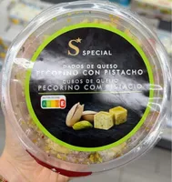 DADOS DE QUESO PECORINO CON PISTACHO