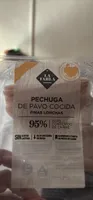 PECHUGA DE PAVO COCIDA FINAS LONCHAS