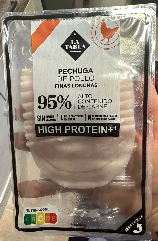 Pechuga de Pollo Finas Lonchas