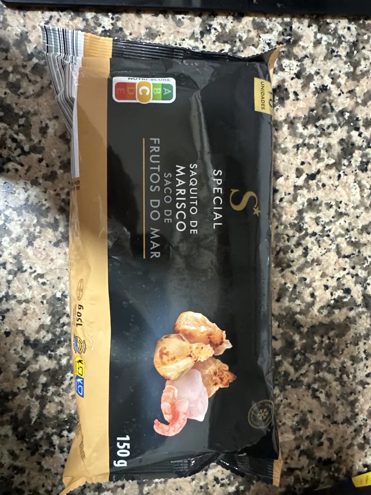 Saquitos de marisco