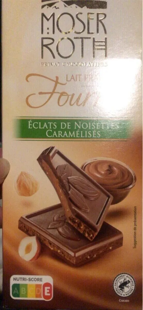 Lait praliné fourré