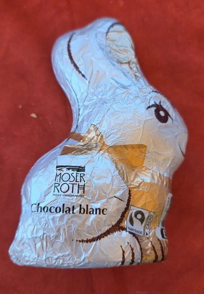Lapin chocolat blanc