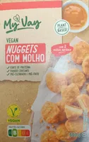 VEGAN NUGGETS COM MOLHO
