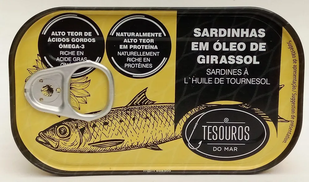 Sardinhas em oleo de girassol