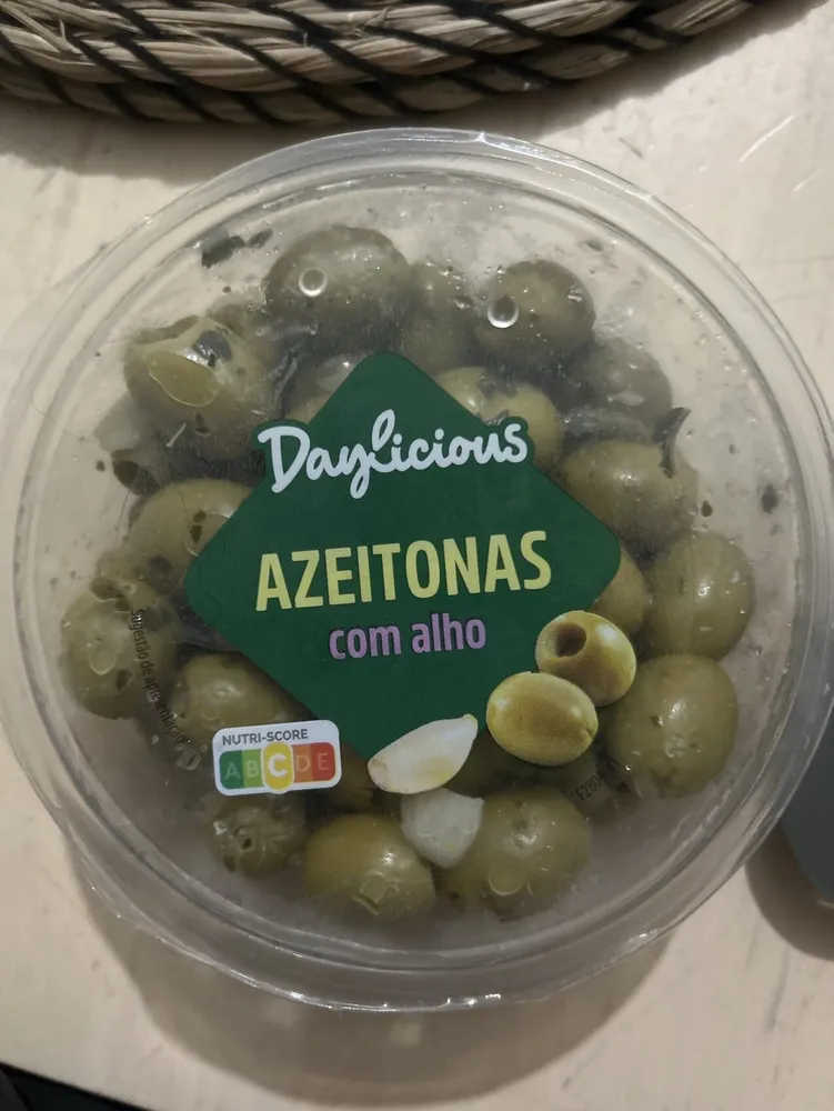 azeitonas com alho